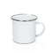 Tasses de café d'émail de cru de la tasse 12oz d'eau potable de blanc de sublimation 30g